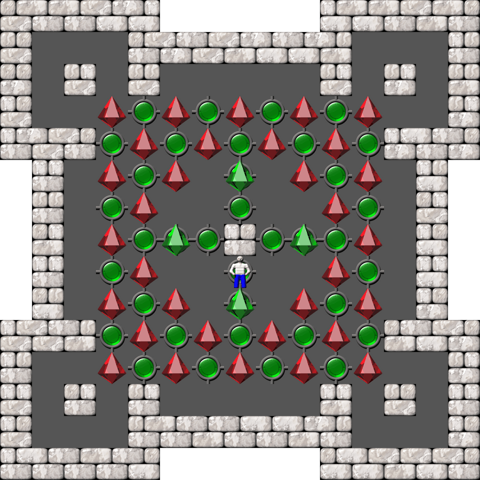 Sokoban Sasquatch 07 Arranged level 31